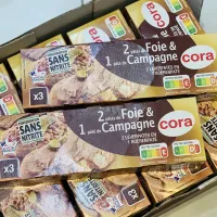 Pate de Foie & Campagne Cora nâu Pháp (Lốc 234g (3 hộp x78g))