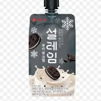 Kem túi Snow Ice vị cookie Cream Lotte Hàn Quốc (Túi)