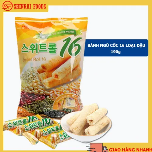 Bánh ngũ cốc 16 loại đậu Hàn Quốc
