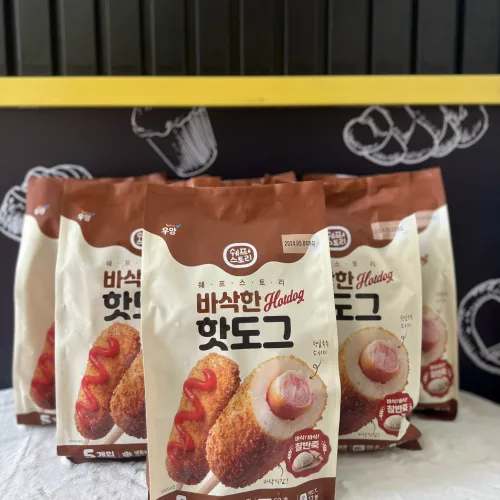 Hot dog xúc xích Hàn (Bịch 5 cây x 80g)