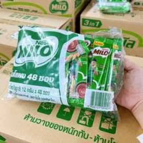 Milo gói hòa tan Nestle Thái Lan- Túi 48 gói x12gr